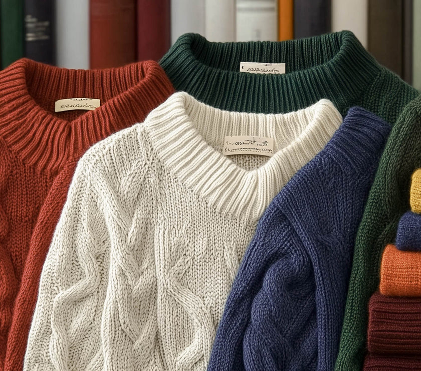 Cableknit Zip Sweater